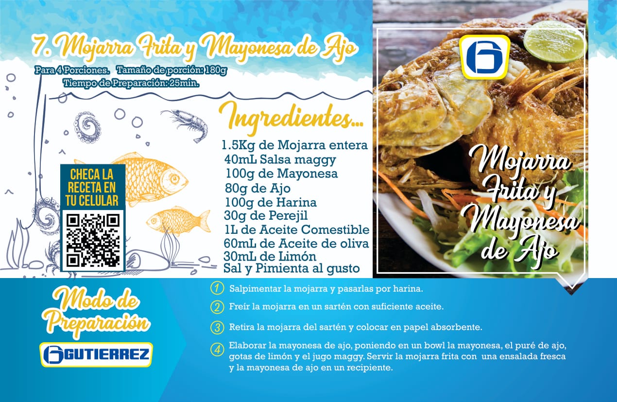 Recetas Gutiérrez | Mojarra Frita